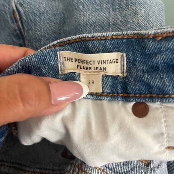 MADEWELL The Prefect Vintage Flare Tarlow wash Jeans size 28 - Picture 8 of 9